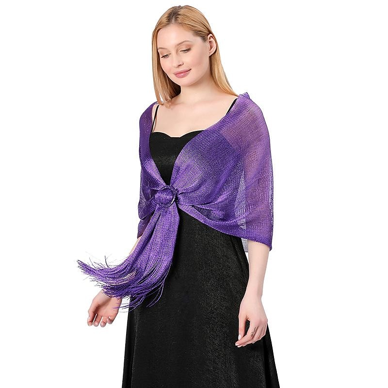 Women's Shrug Elegant Shrugs Vintage Style Solid Color Open Front Half Sleeve Knit Formal Party Work Silver Light Pink Summer Spring 2025 - $27.99 –P9