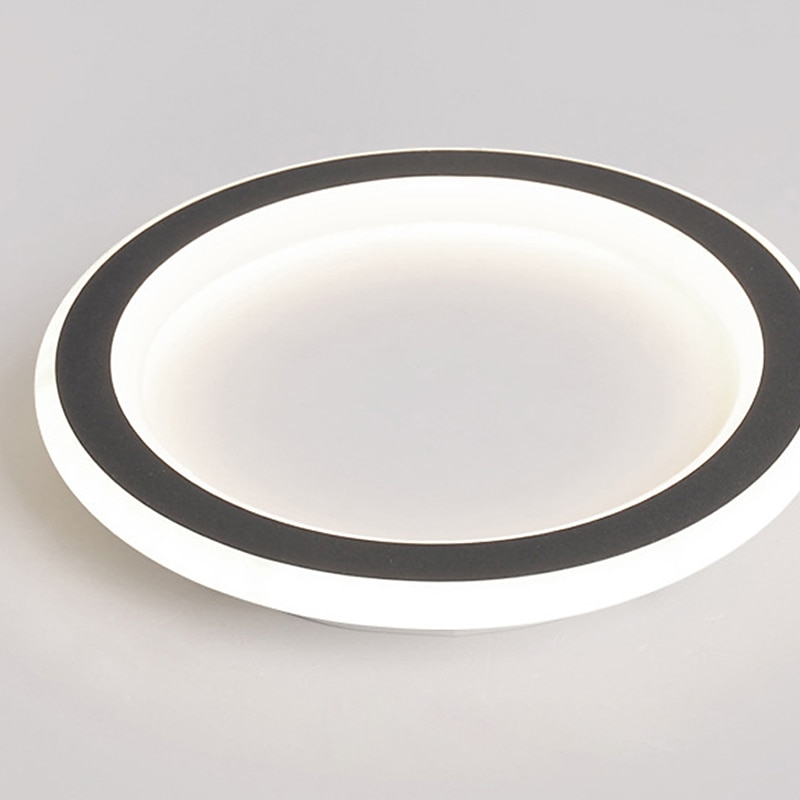 plafoniera a led 1 luce 20 cm design ad anello luci da incasso gel di silice plafoniera in alluminio per corridoio portico bar lampade da balcone loft creativo bianco caldo / bianco 110-240 v del 2025 a $71.99 –P7
