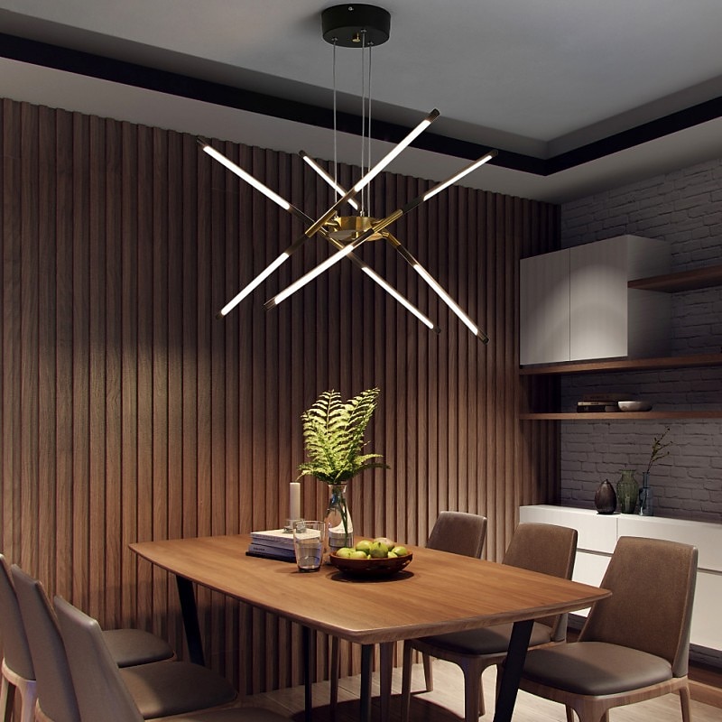 80 cm Dimmable Sputnik Design Cluster Design Chandelier Metal Layered ...