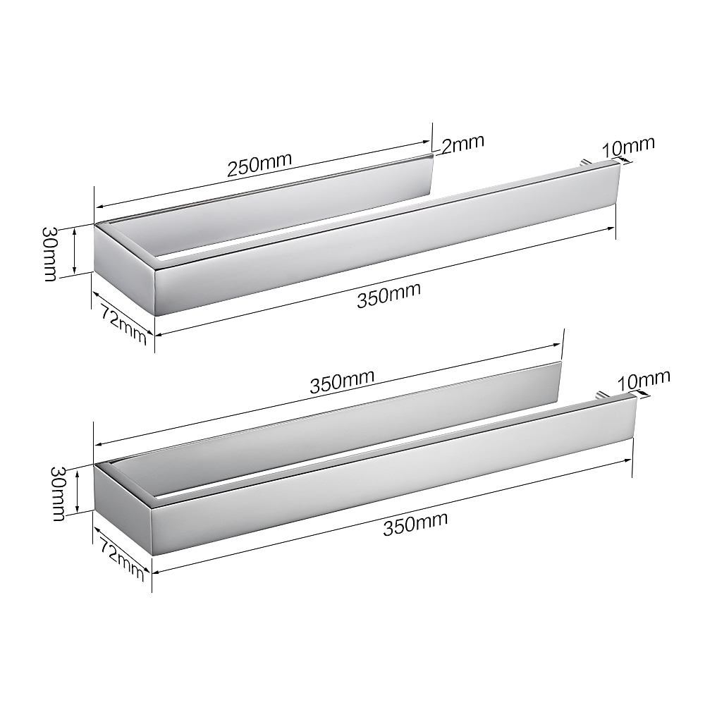 porte-serviettes adhésif, porte-serviettes en acier inoxydable fixé au mur, porte-serviettes de salle de bain 35cm, porte-serviettes pour le bain de 2025 ? $43.99 –P1