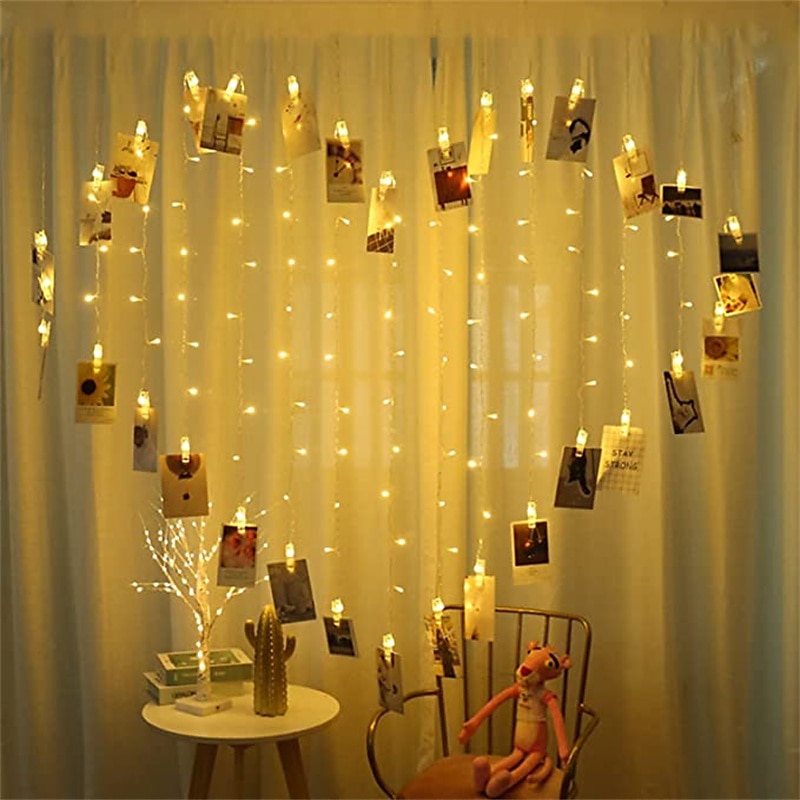 Lampki świetlne LED Oświetlenie Fotograficzne USB LED Bajkowe Lampki Zasilane Baterią Girlanda do Sypialni Domu na Imprezę Ślubną Dekoracja 2026 - $15.49 –P12