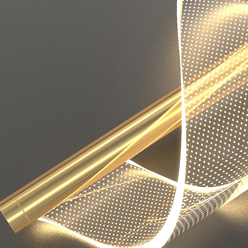 lampa wisząca led spiralna lampka nocna do sypialni 30 cm, nowoczesna minimalistyczna jadalnia bar regulowana długa linia sprzętowa lampa wisząca oprawa oświetleniowa sufitowa 2025 - $93.44 –P14