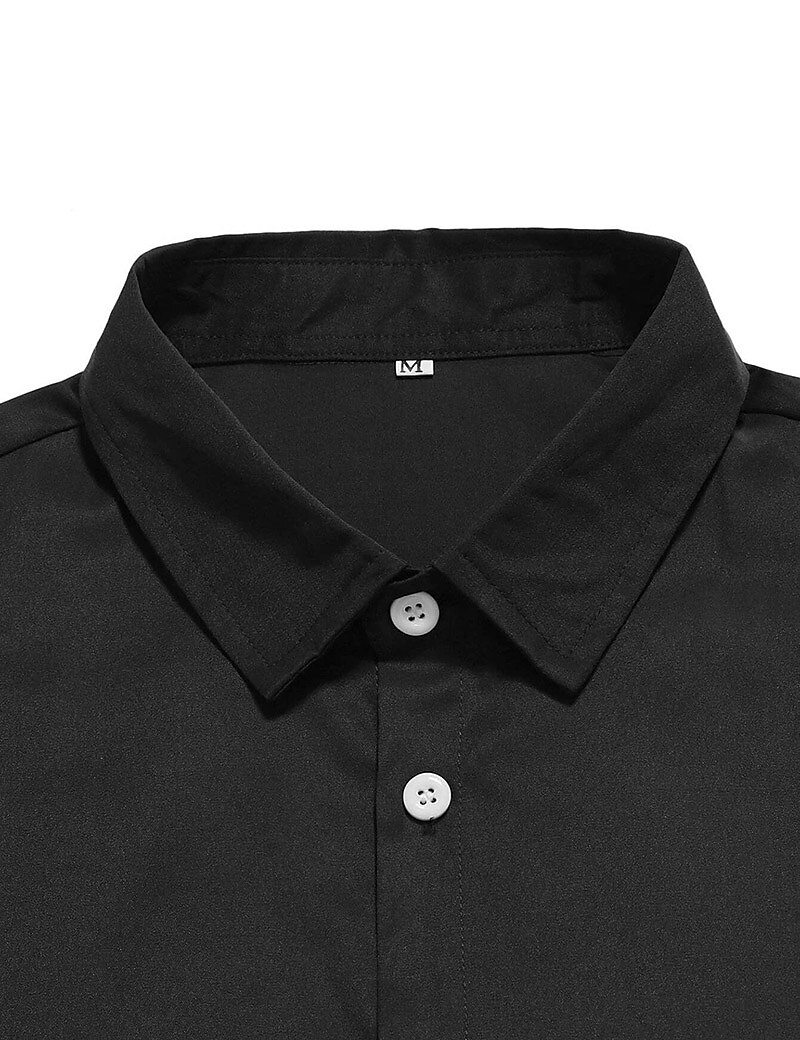 Per uomo Camicia Camicia estiva Camicia con bottoni Maglietta informale Nero Vino Rosso Blu Marrone Manica lunga Color Block Bavero Strada Da mare Di base Abbigliamento Di tendenza Comodo del 2025 a $21.99 –P10