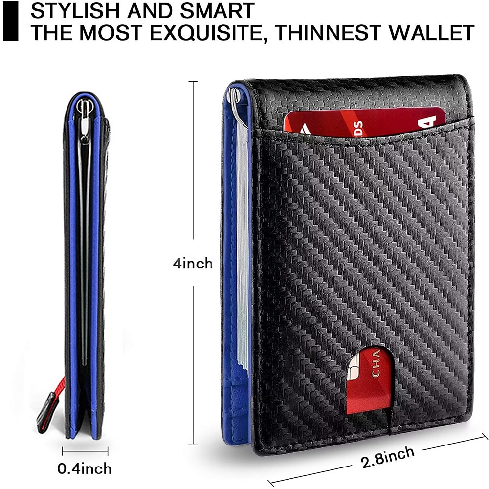 Fold RFID Blocking Wallet With Money Clip,Minimalism Credit Card Holder For Men And Women 2025 - $16.99 –P7
