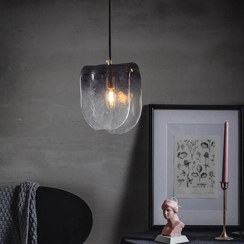 Lampadari A Sospensione A Led Per Cucina In Vetro Lampadari Moderni Per Ingresso Da Fattoria Lampadari A Sospensione A Soffitto Lampadari A Soffitto Su Tavolo Grigio Fumo Bianco Neutro del 2025 a $101.99 –P3