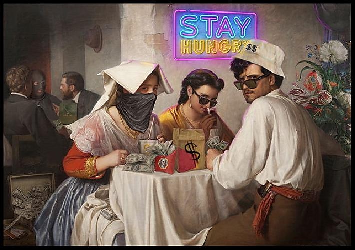 cartazes de pintura em tela vintage artista mascarado criss bellini impressão obras de arte para casa parede sala de estar decoração imagem cuadros de 2026 por $15.99 –P15