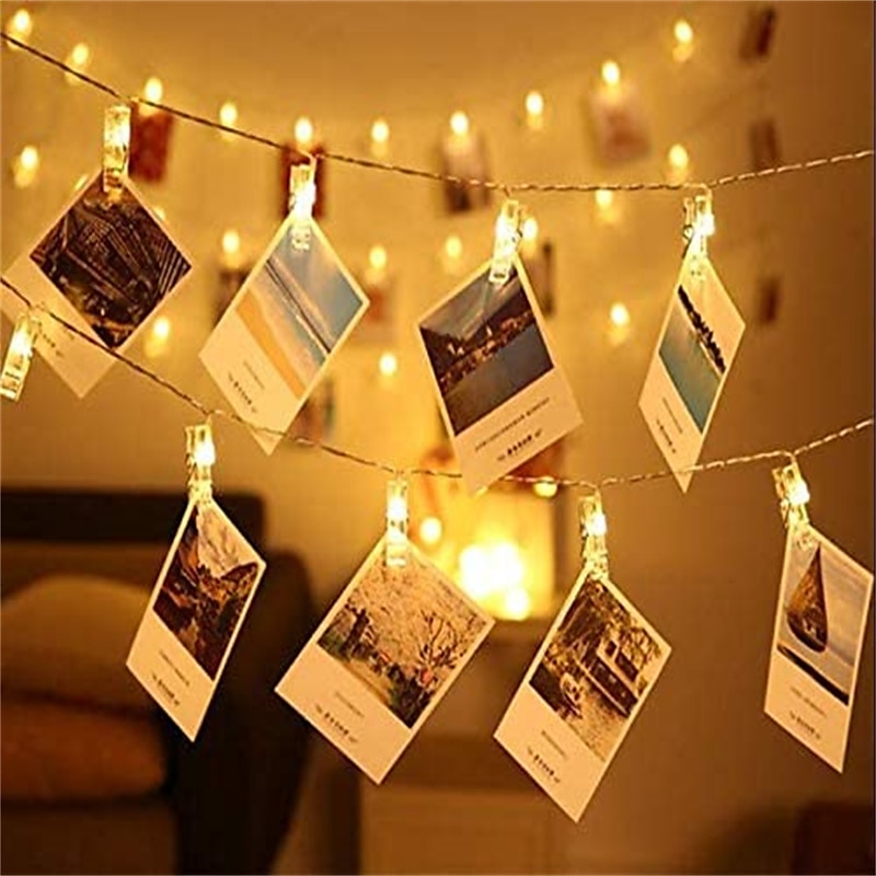Lampki świetlne LED Oświetlenie Fotograficzne USB LED Bajkowe Lampki Zasilane Baterią Girlanda do Sypialni Domu na Imprezę Ślubną Dekoracja 2026 - $15.49 –P10