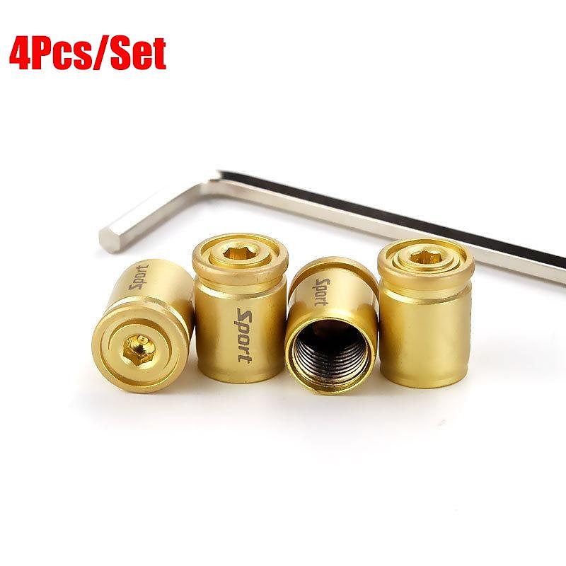 StarFire 4pcs Anti-Theft Tire Valve Caps - Sport Style Zinc Alloy Valve Stem Covers, Dust Proof and Decorative for Wheels 2025 - $11.99 –P9