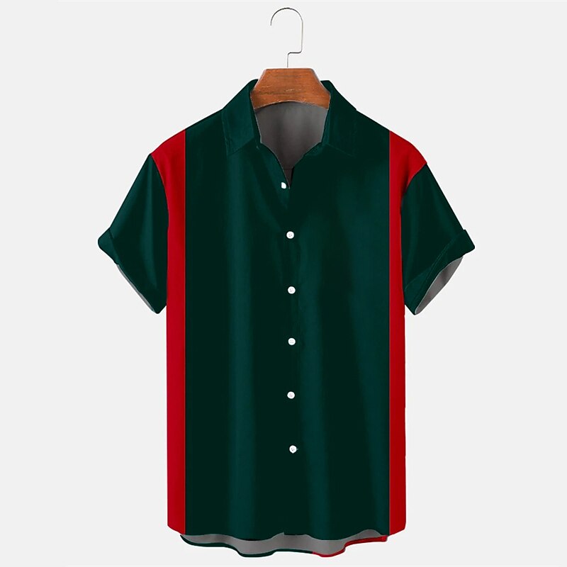 Gucci Black & Red Acetate Bowling Shirt