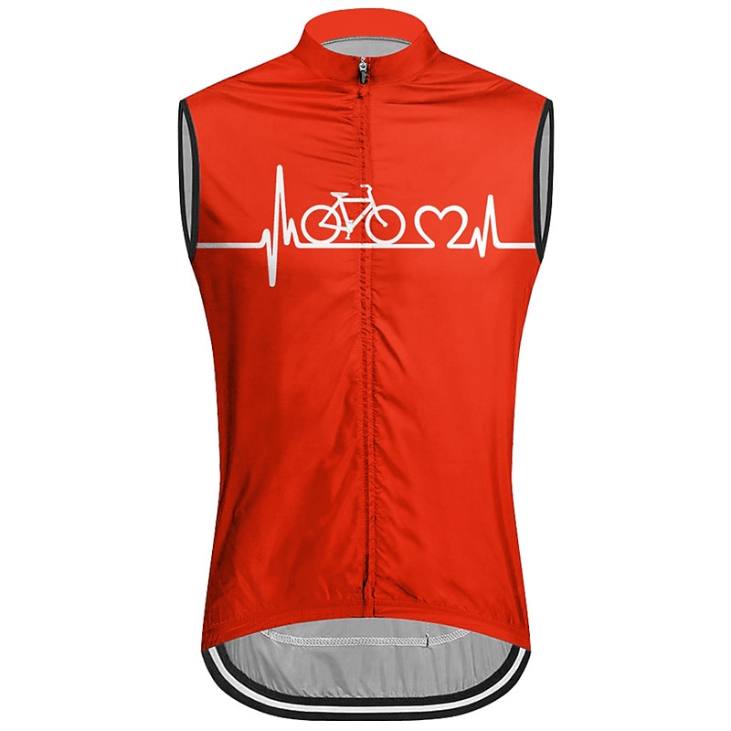 Homme Gilet de cyclisme Maillot de cyclisme Graphique Lettres & Chiffres Drôle Sans manches Cyclisme Gilet / Veste Maillot Top avec 3 poches arrière VTT Vélo tout terrain Cyclisme sur route Séchage de 2026 ? $26.99 –P6
