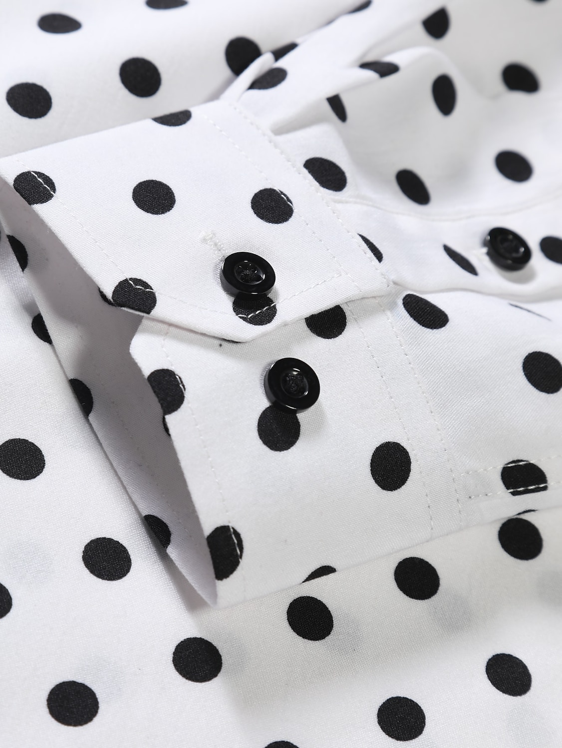Men's Shirt Button Up Shirt Casual Shirt Summer Shirt Black White Pink Blue Long Sleeve Polka Dot Lapel Daily Vacation Clothing Apparel Fashion Casual Comfortable 2025 - GBP £17 –P3