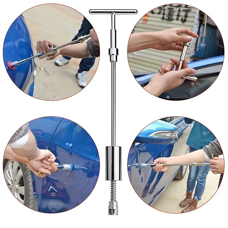 Car Dent Remover Tool, Paintless Dent Repair Dent Puller Kit Slide