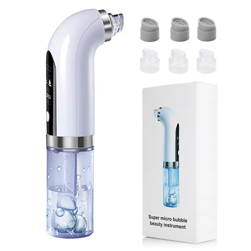 Petite bulle dissolvant de points noirs vacumm avec lumière led cycle de l'eau nettoyeur de tête noire nettoyage en profondeur élimination des boutons d'acné de 2025 ? $27.99 –P1