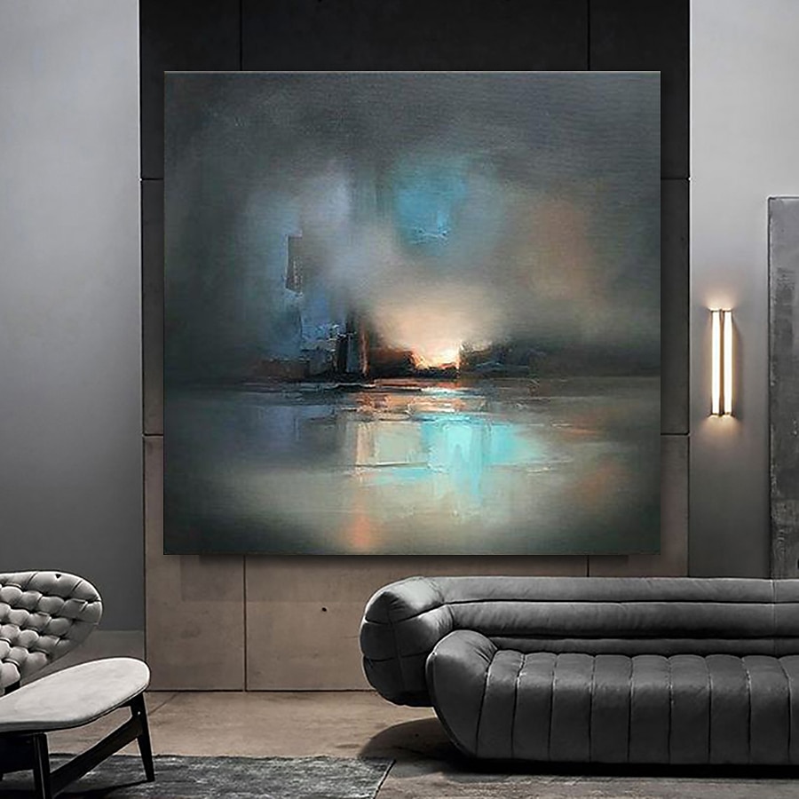 Ölgemälde handgemachte handgemalte Wandkunst Retro-abstrakte fertige Dekorationsdekoration 2025 - $178.99 –P5