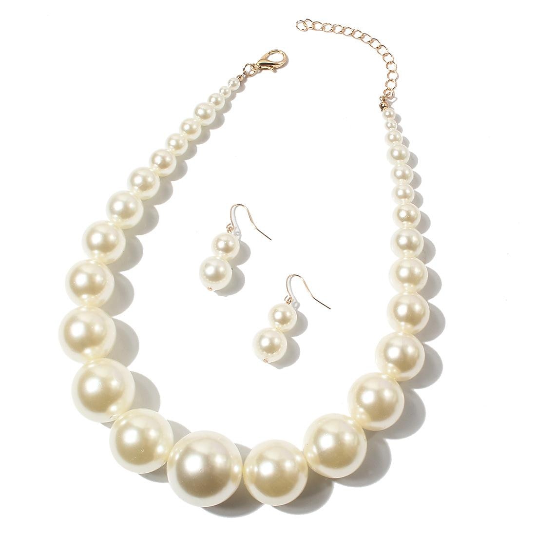 Brinco Colar com Pérolas Colar Brincos Retro Vintage Anos 20 Liga Para O Grande Gatsby Cosplay Mulheres Jóias de fantasia Jóias da moda de 2026 por $16.49 –P5