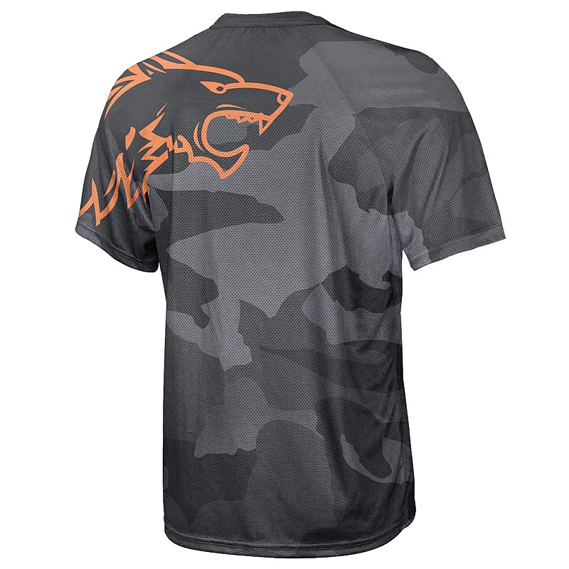 Homme Maillot de descente Manche Courte Noir Vert Véronèse Rouge Graphic camouflage Vélo Maillot Respirable Séchage rapide Polyester Des sports Graphic camouflage Vêtement Tenue de 2025 ? $15.99 –P9