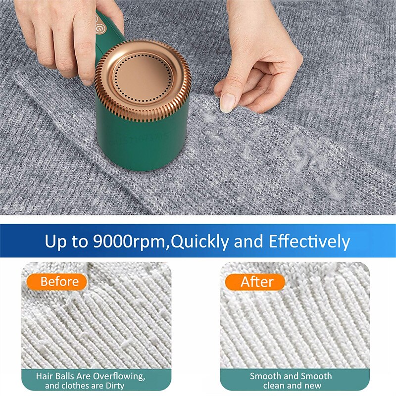 Rechargeable Portable Electric Lint Remover  Lint Shaver For Clothing Furniture Carpet Lint Balls Bobbles With Cleaning Machine Brush And  Usb Cable 2025 - $17.99 –P8