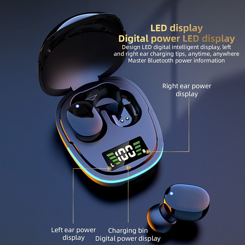 TWS G9S Bluetooth Earphones Wireless Headphones HiFi Headset Waterproof Noise Reduction Sports Earbuds With Mic For Smartphones Valentine's Day Gift 2026 - $22.99 –P2