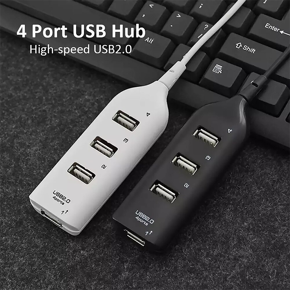Micro USB Hub 2.0 Multi USB Port 4 Ports Hub USB High Speed HUb USB Splitter For PC Computer Accessories 2025 - $9.99 –P1