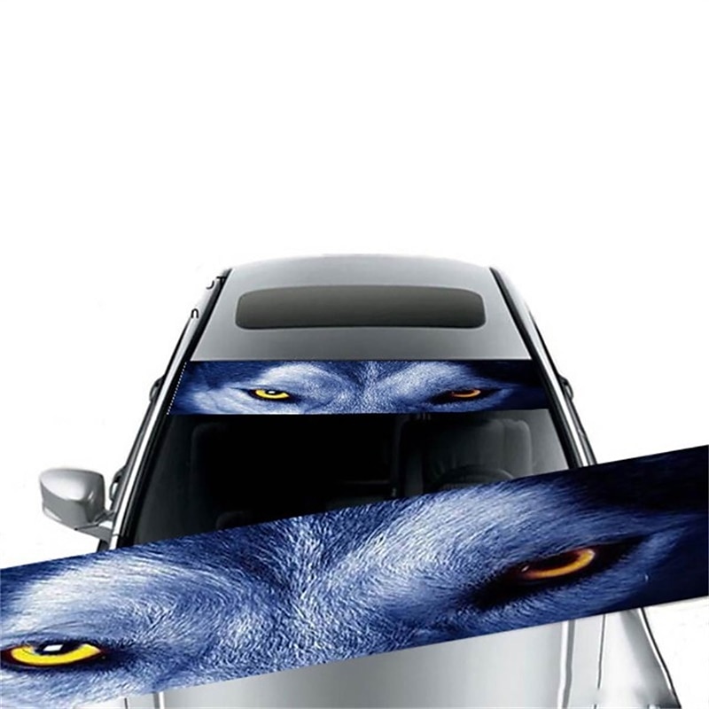 starfire 3d läpinäkyvä auton etu tuulilasi tarrat etu- ja takavaihde koristeellinen aurinkosuoja tarrat modifioidut etuvaihde auton tarrat 2025 - $15.99 –P6