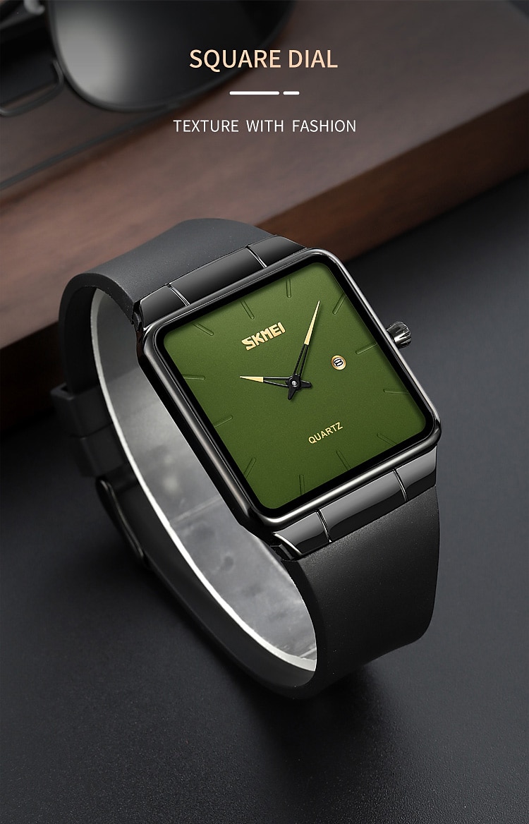 SKMEI Кварцевые Часы Подарок на День Святого Валентина для мужчин Японские Кварцевые Механизмы Часы Роскошные Большие Циферблаты Модные Аналоговые Наручные Часы Календарь 3Bar Водонепроницаемые 2026 - $22.99 –P4