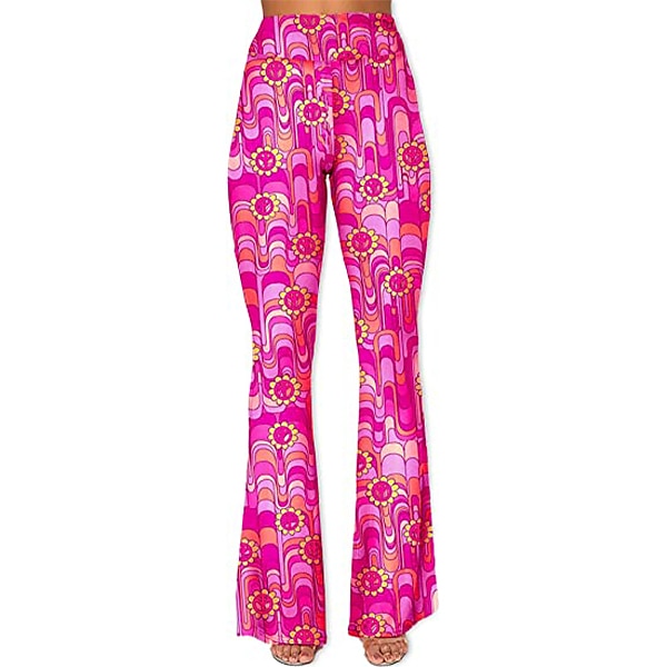 Retro Vintage 1960s 1970s Disco Trousers Bell Bottom Pants Hippie