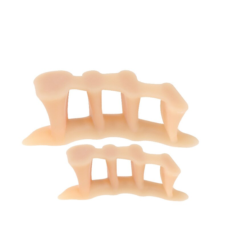 Silicone Thong Sandal Toe Flip Big Toe Spreader Cushion Bunion Pads Hard Silicone Toe Finger Separator 3 Hole Hallux Valgus Orthopedic Spacers Bunion Overlapping Hammer Foot Corrector 2025 - $9.99 –P6