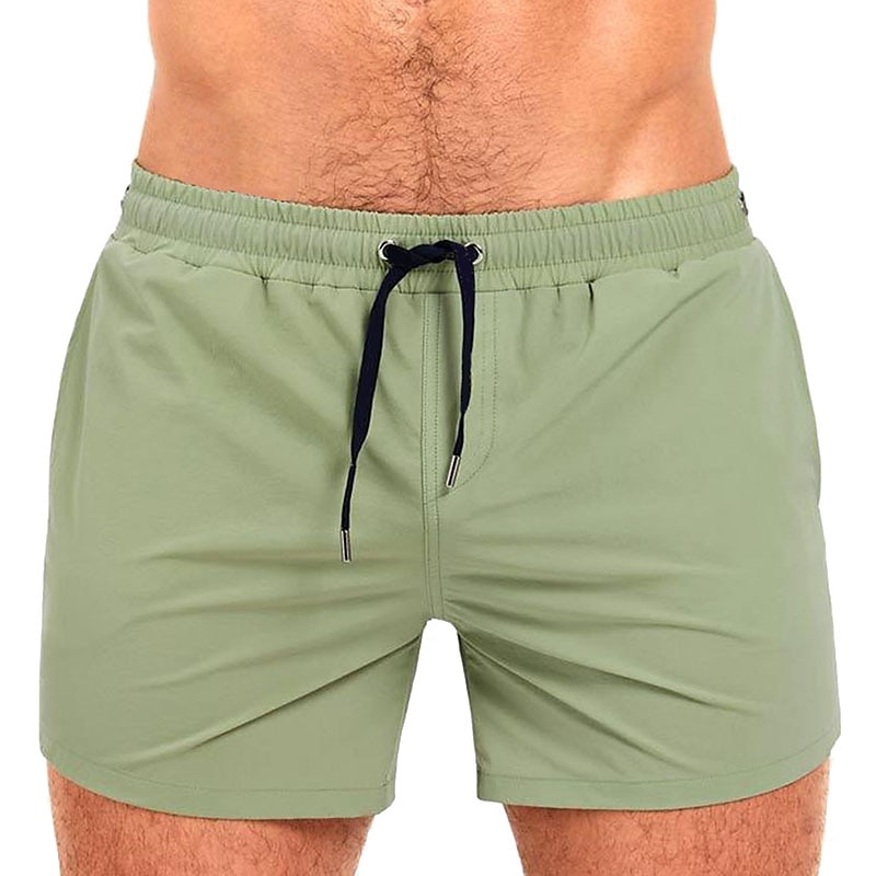 Men's Swimwear Swim Shorts Swim Trunks Boxer Swim Shorts Shorts Plain Comfort Breathable Outdoor Daily Going out Sports Hawaiian White Pink 2025 - $20.99 –P8