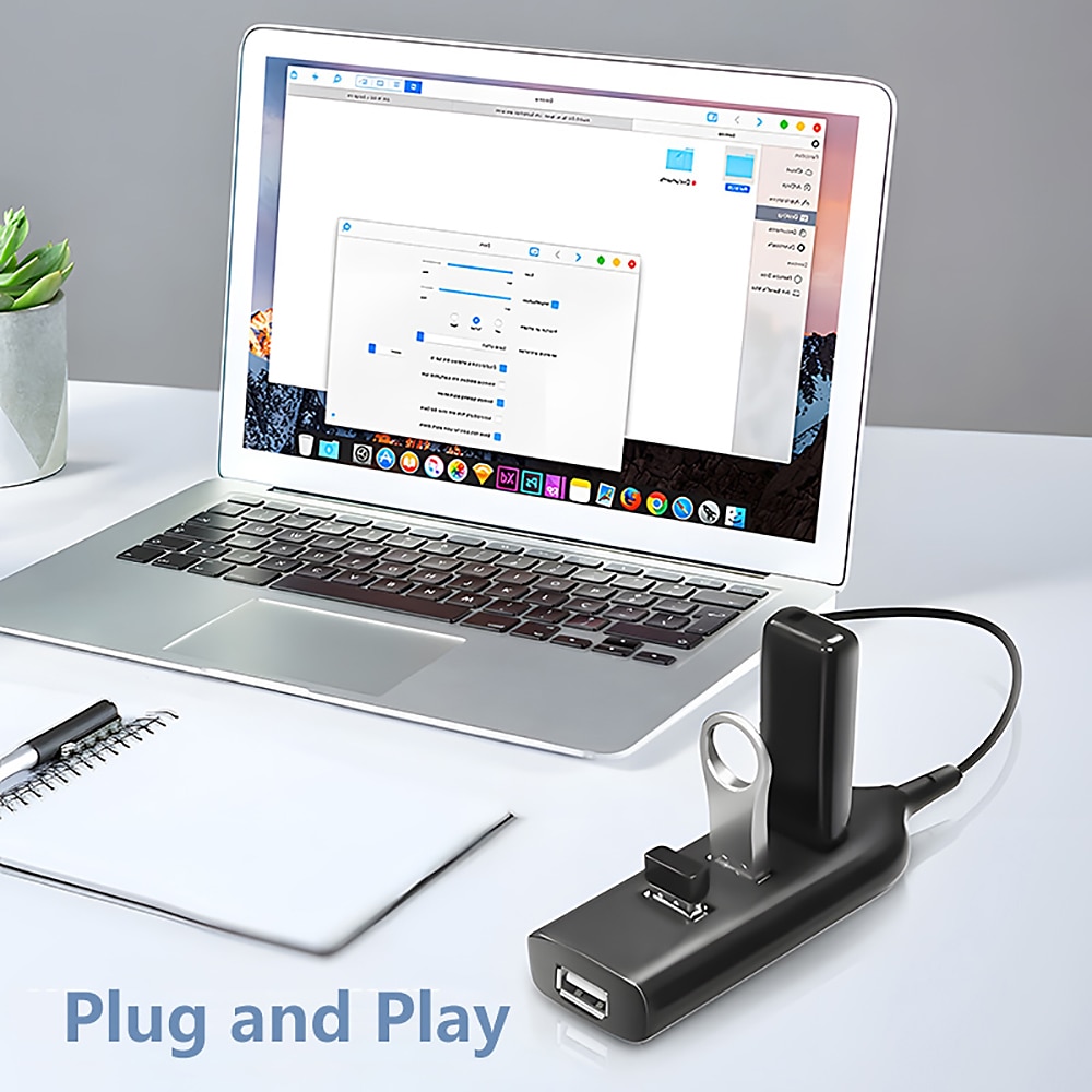 Micro USB Hub 2.0 Multi USB Port 4 Ports Hub USB High Speed HUb USB Splitter For PC Computer Accessories 2025 - $9.99 –P7