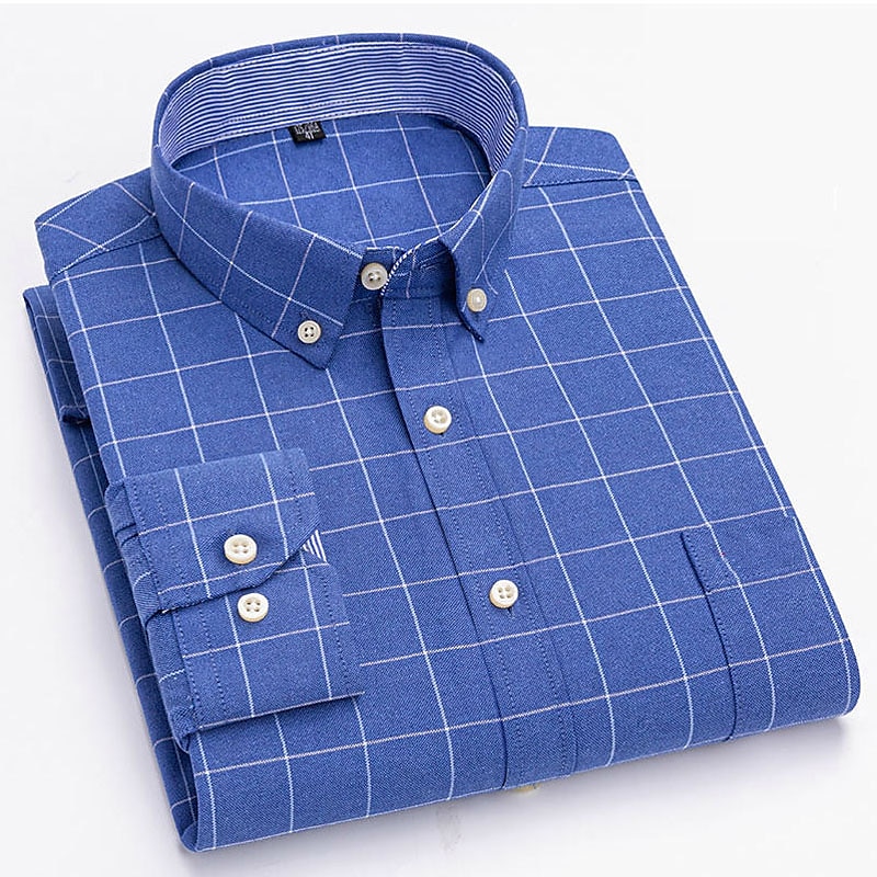 Tommy Hilfiger Denim Men Casual Shirt Blue Check Cotton size L | eBay-nttc.com.vn