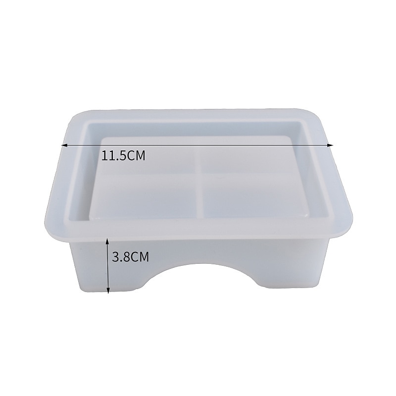Crystal Drop Adhesive Diy Epoxy Resin Square Coaster Box Circular Coaster Box Storage Box Silicone Mirror Mold 2025 - $17.99 –P6