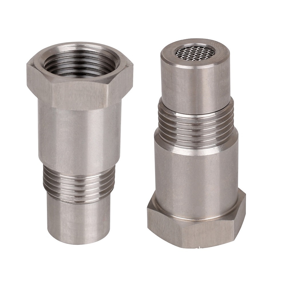 2 יחידות M18x1.5 מתאם חוט חיישן חמצן חיבור הארכת חוט לרכב מ-304 נירוסטה אוניברסלית 2025 - $19.99 -P6