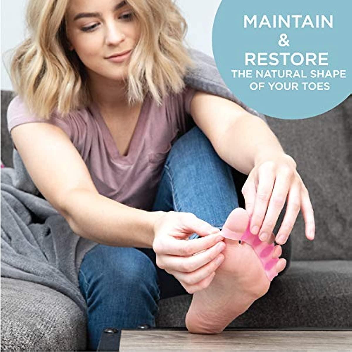 productos para el cuidado de los pies, 1 paquete, separadores de dedos para corregir juanetes y restaurar los dedos de los pies a su forma original corrector de juanetes para mujeres hombres 2025 - $4.99 –P4