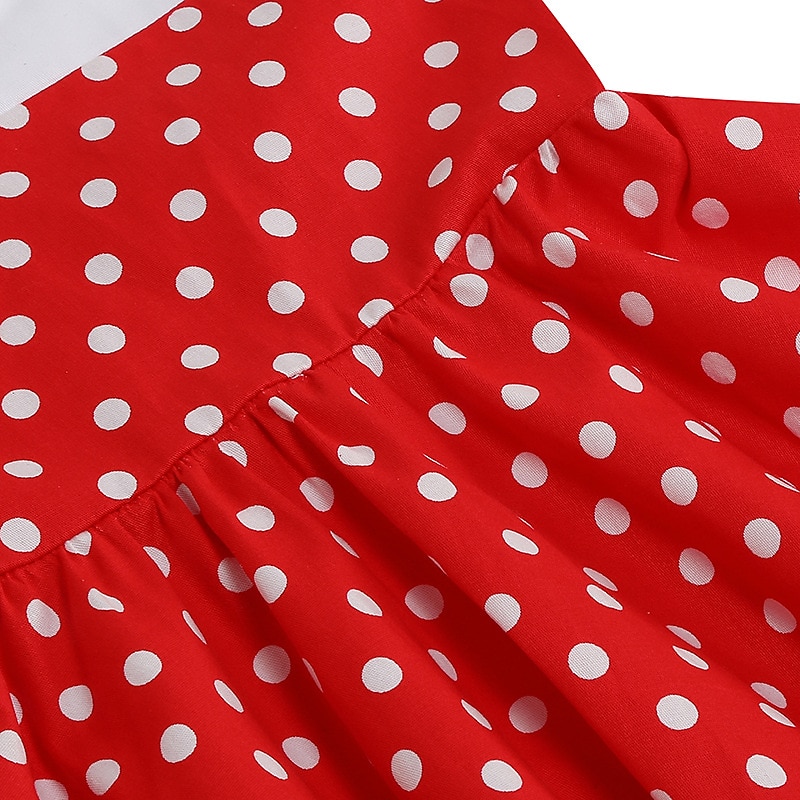 50er Jahre A-Linienkleid Retro Vintage 1950er Swingkleid Schlagkleid Mädchen Kinderkostüm Vintage Cosplay Freizeitkleid 2026 - $27.99 –P9