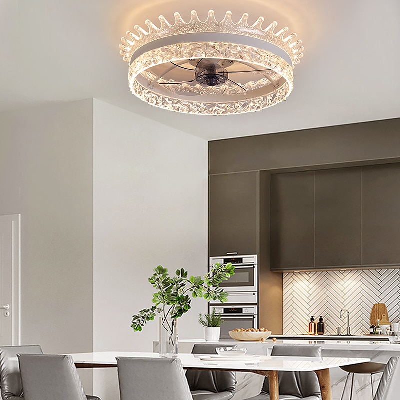 stropní ventilátor se světelným kruhovým designem 22" přibl&amp; dálkové ovládání, časování&amp; 3 led barevný led stropní ventilátor, 6 rychlostí větru moderní stropní ventilátor pro ložnici, 2025 - $353.99 –P3