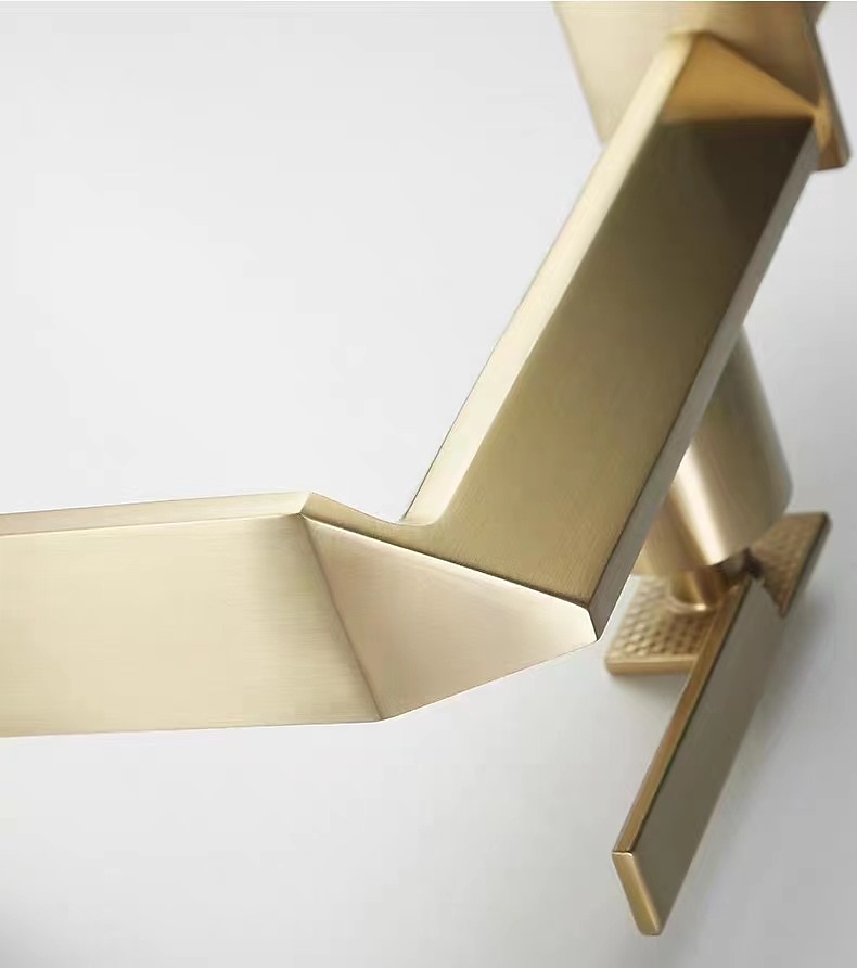Waterfall Bathroom Sink Mixer Faucet Brass, Single Handle Washroom Basin Taps One Hole Faucets with Hot and Cold Hose, Waterfall Spout Brass Bathroom Tap Chrome Black Gold Grey 2025 - $113.99 –P4