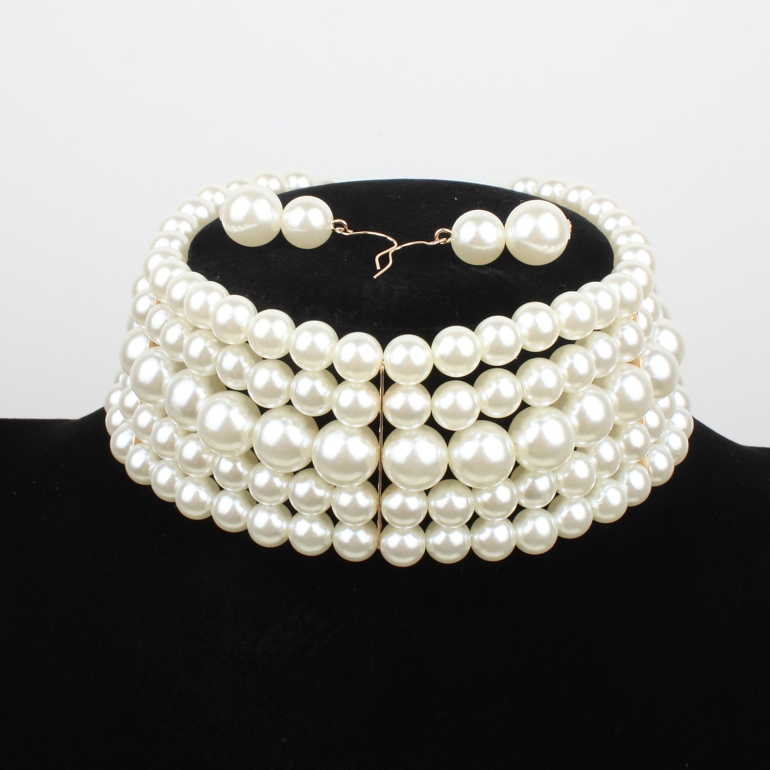 helmi choker kaulakoru korvakorut 2 kpl läppätarvikkeet vintage 1920-luvun möly 20-luvun art deco naisille 2026 - $18.99 –P12
