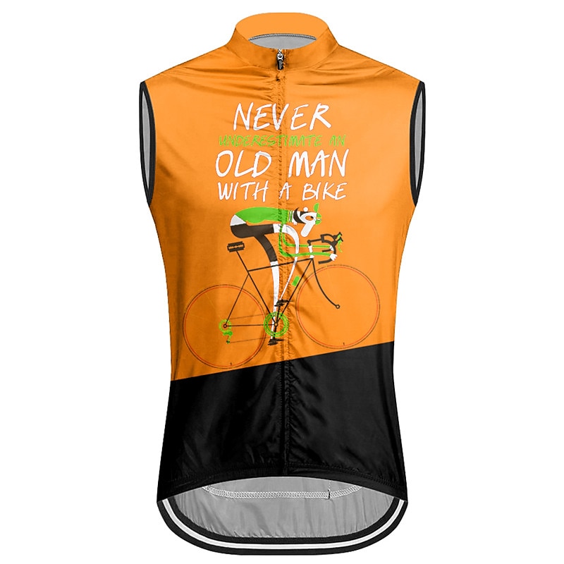 Per uomo Gilet da ciclismo Maglia da Ciclismo Grafico Lettere & Numeri Divertente Senza Maniche Bicicletta Gilet / Panciotto Top con 3 tasche posteriori Mountain Bike MTB Ciclismo su strada del 2025 a $26.99 –P6