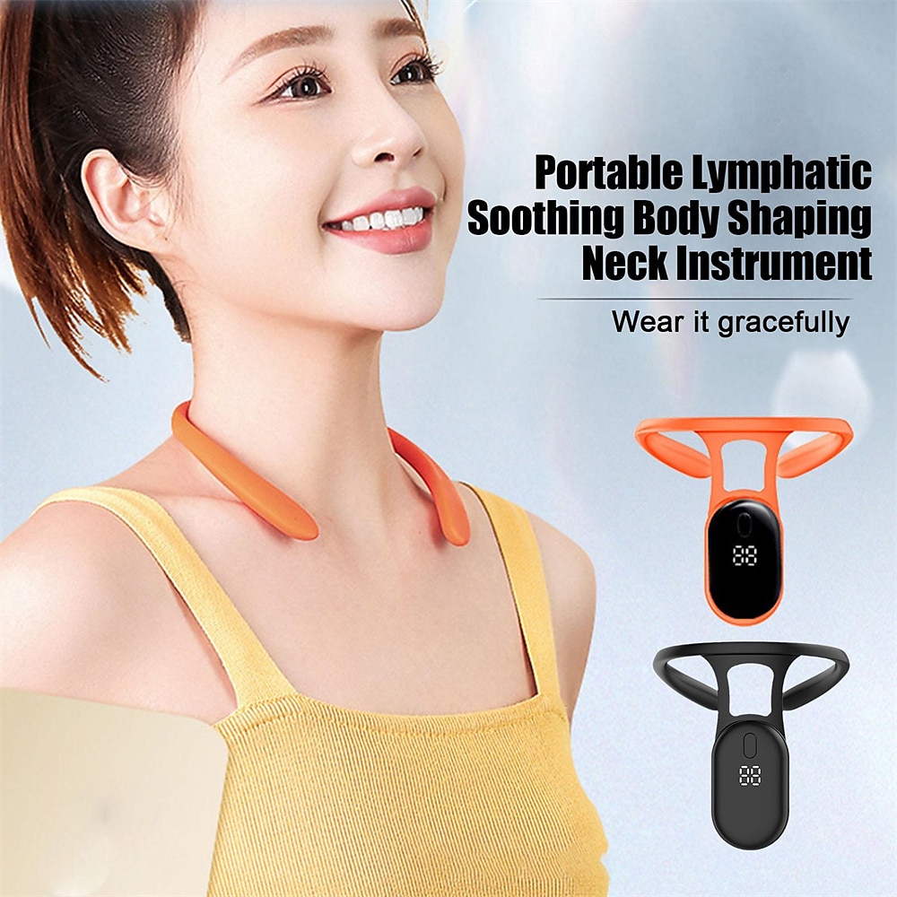 Portable Mericle Ultrasonic Lymphatic Soothing Body Slimory Ultrasonic Lymphatic Soothing Neck Massager Instrument Neck Care Valentine's Day Gift 2026 - $21.99 –P5