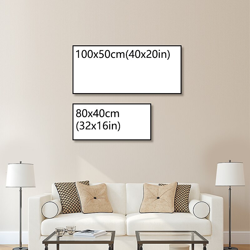 Ölgemälde handgemachte handgemalte Wandkunst abstrakte moderne Hauptdekorationsdekor gestreckter Rahmen fertig zum Aufhängen 60*90cm 2025 - $116.99 –P1