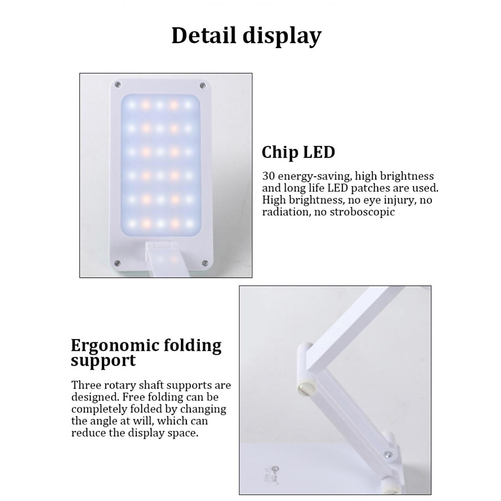 Solar Dimmable Touch Foldable Table Lamp Desk Lamp Eye Protection Table Lamp Portable Solar Rechargeable Table Lamp Solar Usb Charging 2025 - $25.99 –P6