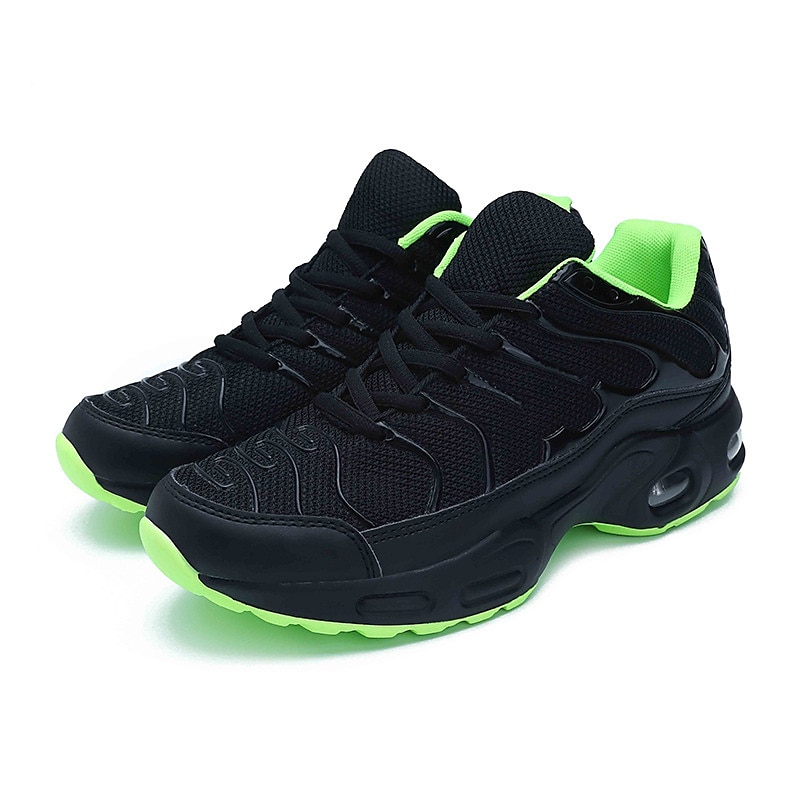 Zapatillas deportivas rojas con colchón de aire para hombre: zapatillas deportivas de malla transpirable con absorción de impactos para gimnasio, entrenamiento y uso diario. 2025 - $46.99 –P6