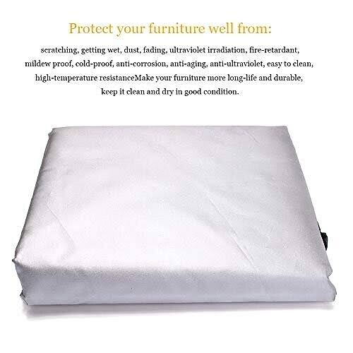 Patio Furniture Cover  210d Oxford Cloth Outdoor Silver Furniture Cover Garden Waterproof Cover Courtyard Table And Chair Combination Dust Cover 2025 - $34.99 –P10