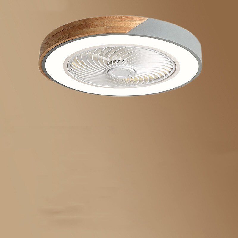 ventiladores de teto led com luzes reguláveis com contral remoto 20" luminária embutida no teto abajur acrílico lustre quarto sala de estar de 2025 por $242.49 –P14