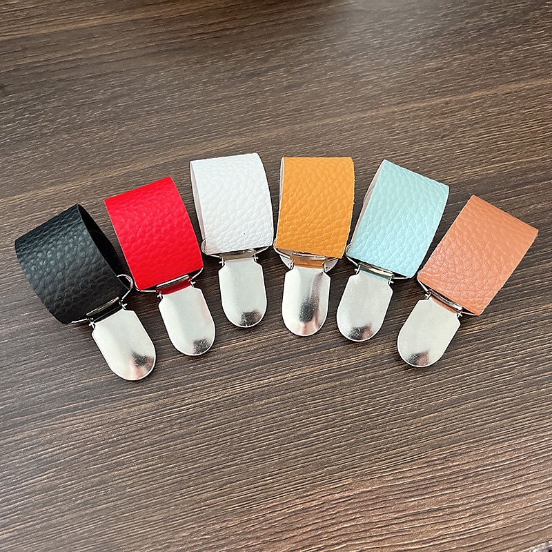 New Travel Leather Hat Clip Outdoor Backpack Luggage Storage Clip Pu Leather Multi-purpose Straw Hat Clip Hat Accessories 2025 - $10.99 –P3