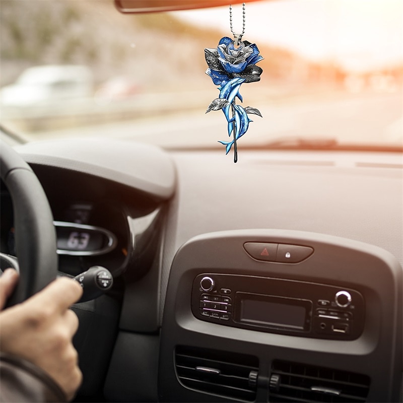 StarFire New Arrival Blue Moon With Dragon Lover Car Hanging Ornament Holiday Decoration Home Decoration Hanging Ornament 2025 - $11.99 –P12