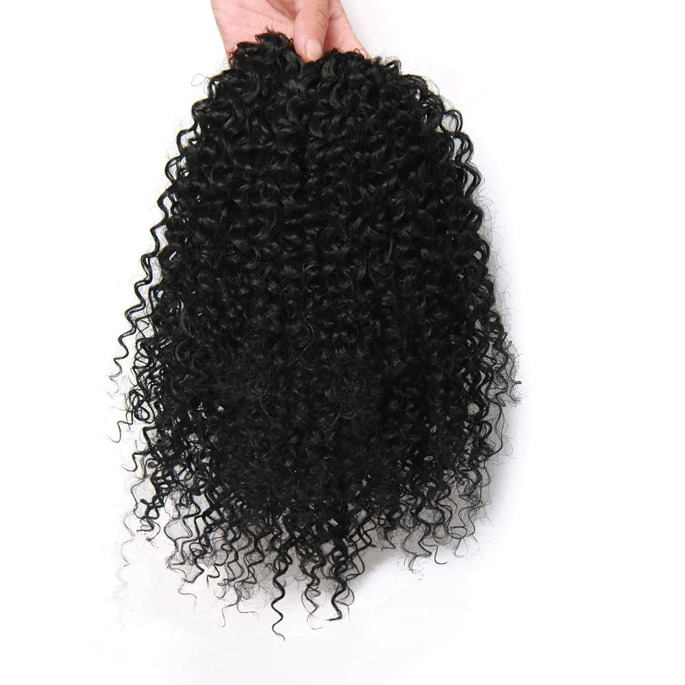 Krótki afro perwersyjne kręcone kucyk treska dla afroamerykanów przedłużanie kucyka syntetyczne afro perwersyjne kręcone kucyk dla kobiet 2025 - $21.99 -P8