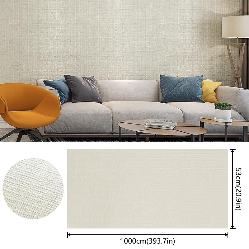 jednobarevná tapeta vodotěsná obyčejná látka samolepicí samolepka na stěnu do ložnice obývacího pokoje 53x1000cm / 20.87''x393.7'' 2025 - $51.99 –P1