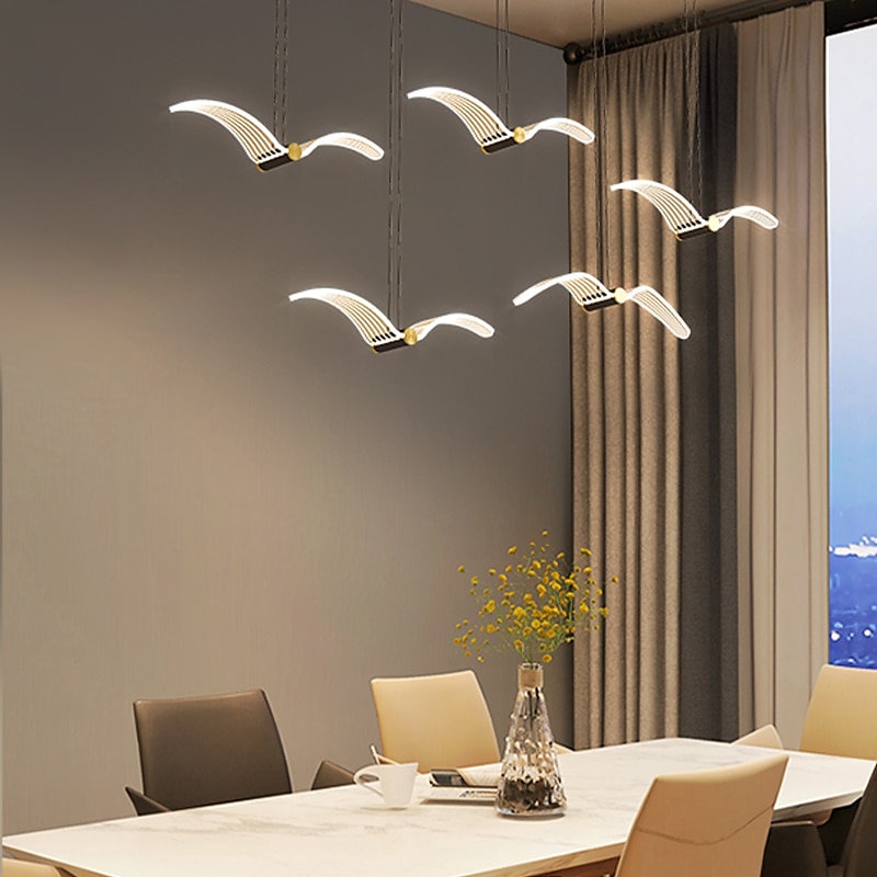 LED Pendant Lights Kitchen Dimmable Acrylic Lighting 40cm 1/3/4-Light Modern Farmhouse Foyer Entryway Light Fixtures Ceiling Hanging Globe Over Table 110-240V 2025 - $84.99 –P5