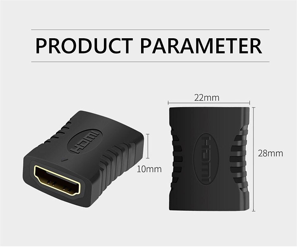 2 шт. 4k hdmi удлинитель женский к женскому конвертер удлинитель адаптер для монитора дисплей ноутбука ps4/3 ПК ТВ hdmi кабель удлинитель 2025 - $11.99 –P8